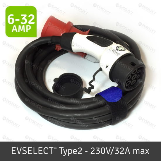 Bild von EVSELECT Type 2 auf 32A/230V CEE32